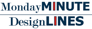 MondayMINUTE and DesignLINES logos, but smaller.