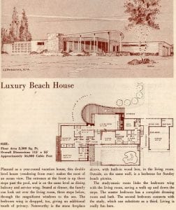 Old Luxury Beach House advertisement.
