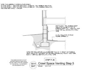 AIBD Detail 0014 Crawl Space Vent Step 5