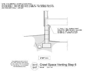 AIBD Detail 0015 Crawl Space Vent Step 6